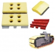 Polyurethane track pads